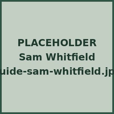 Portrait of guide Sam Whitfield